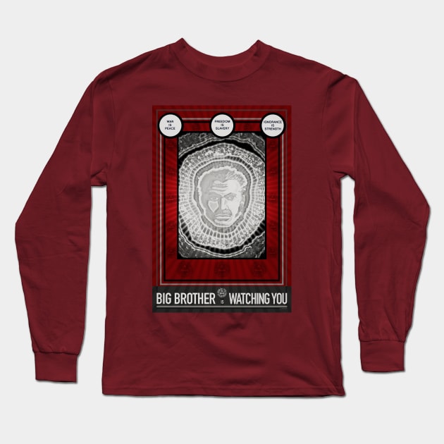 BIG BROTHER IS WATCHING YOU Long Sleeve T-Shirt by HalHefner